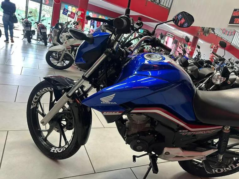 Honda CG 160 Azul 2