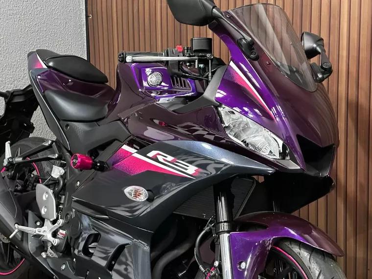 Yamaha YZF R3 Roxo 2