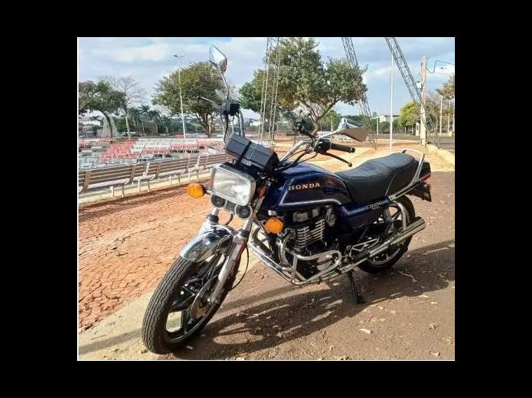 Honda CB 450 Azul 4