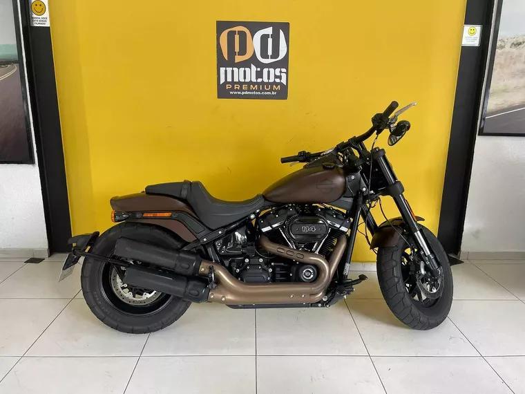 Harley-Davidson Fat Bob Marrom 1