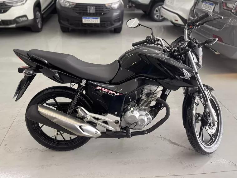 Honda CG 160 Preto 4