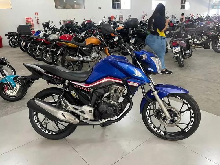 Honda CG 160 Azul 1