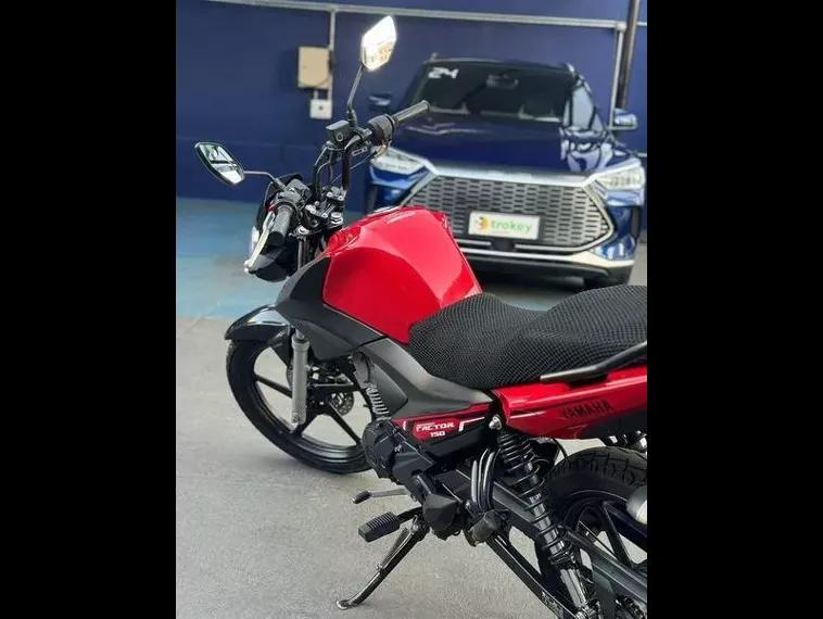 Yamaha YBR 125 Factor Vermelho 6