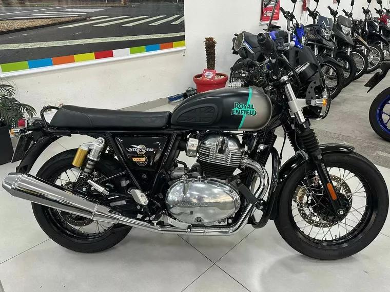 Royal Enfield Interceptor Preto 5