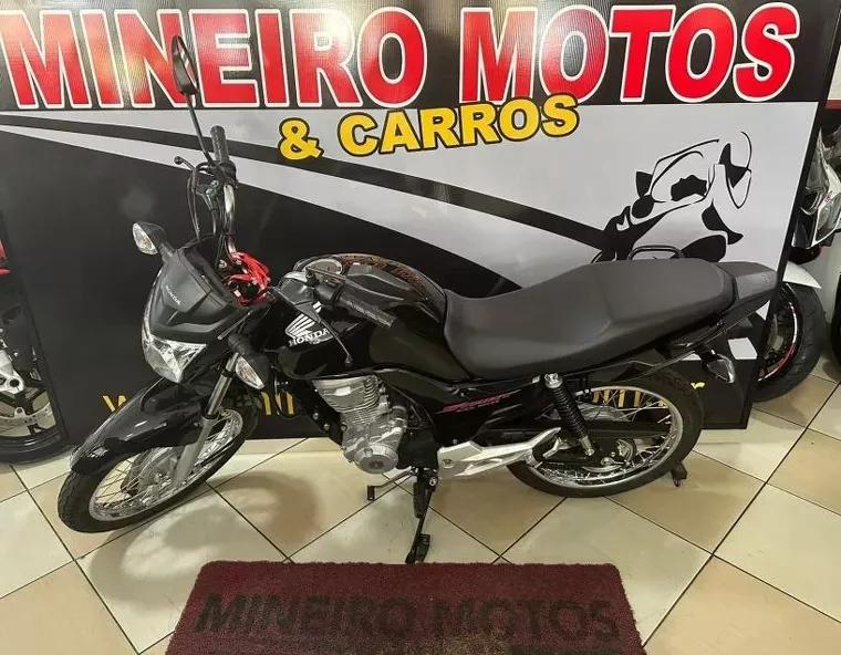 Honda CG 160 Preto 3