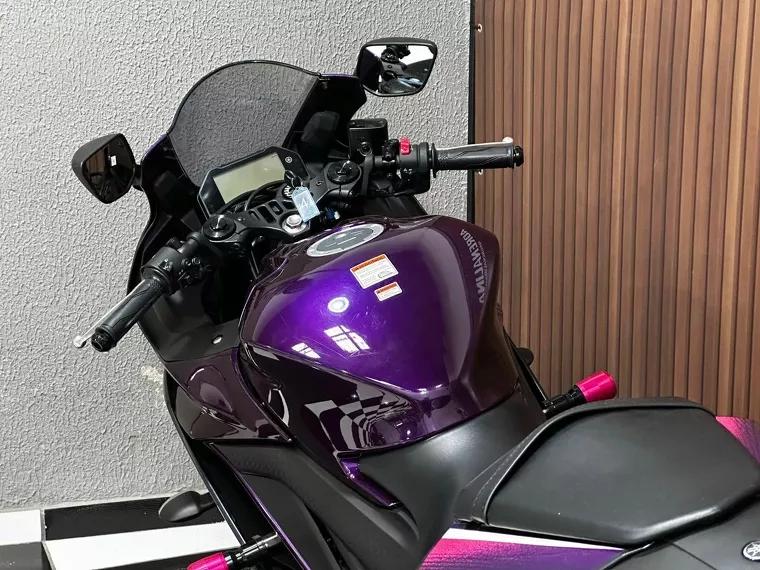 Yamaha YZF R3 Roxo 8