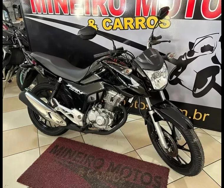 Honda CG 160 Preto 3