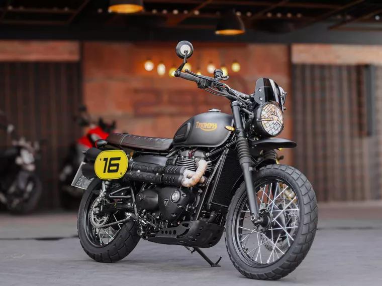 Triumph Street Scrambler Cinza 1