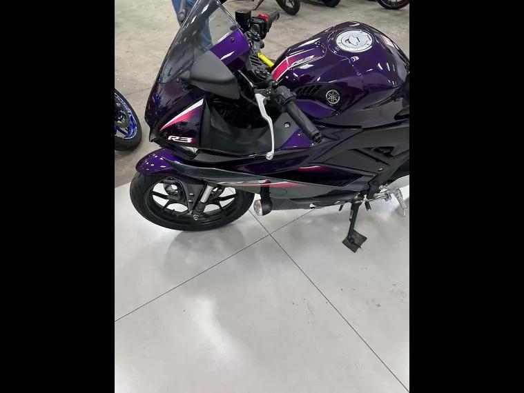 Yamaha YZF R3 Roxo 4