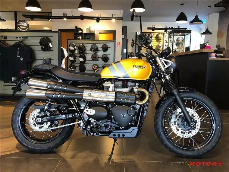 Triumph Street Scrambler Amarelo 5