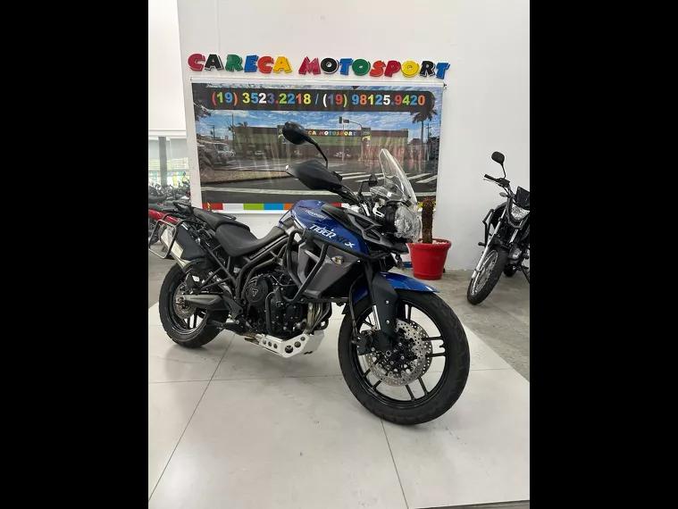 Triumph Tiger 800 Azul 13