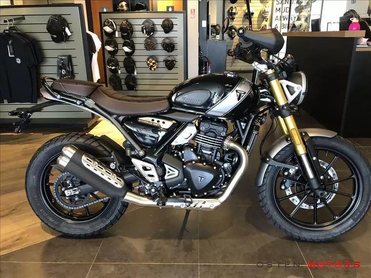 Triumph Scrambler Preto 2