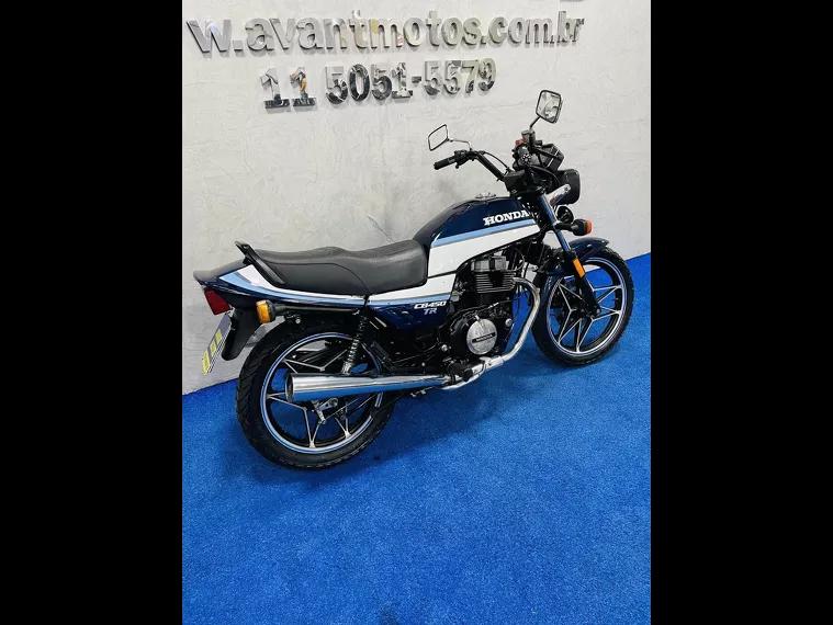 Honda CB 450 Azul 3