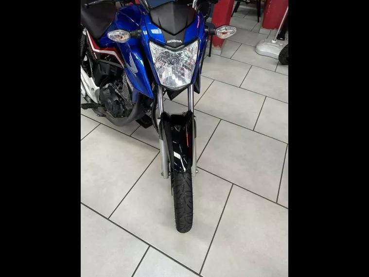 Honda CG 160 Azul 11