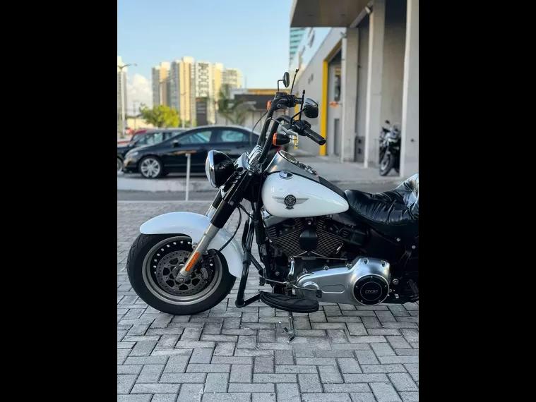 Harley-Davidson Fat Boy Branco 3