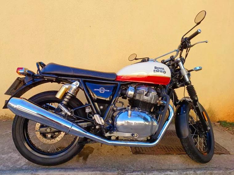 Royal Enfield Interceptor Branco 6