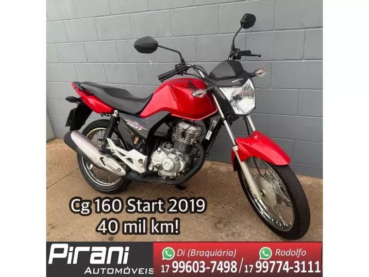 Honda CG 160 Vermelho 1