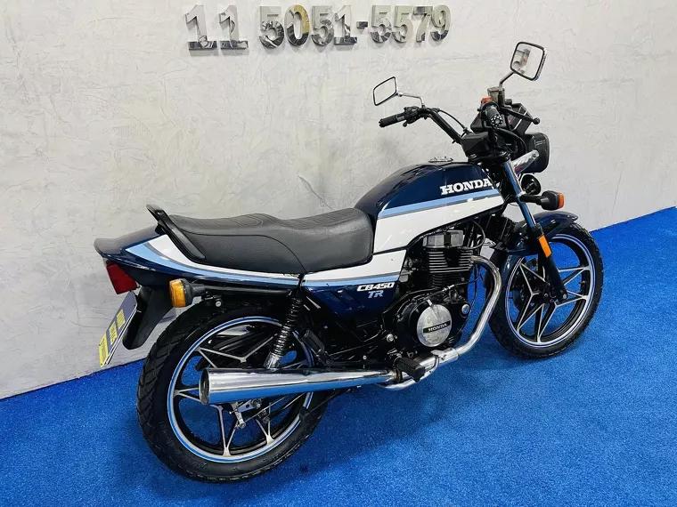 Honda CB 450 Azul 15