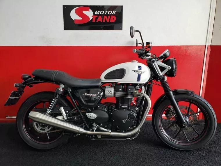 Triumph Street Twin Branco 1