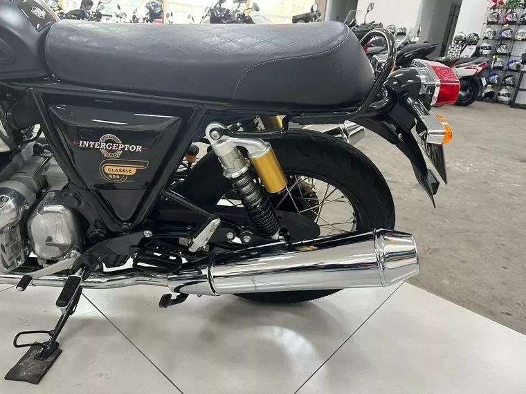 Royal Enfield Interceptor Preto 10