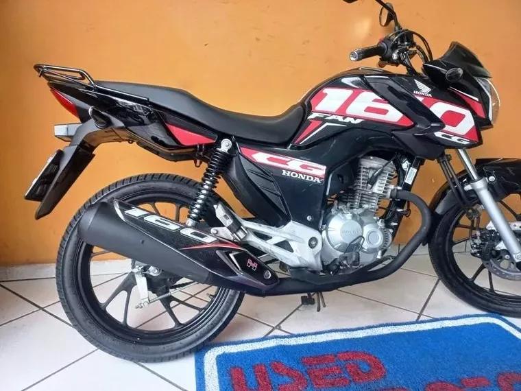 Honda CG 160 Preto 5