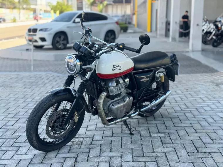 Royal Enfield Interceptor Branco 4