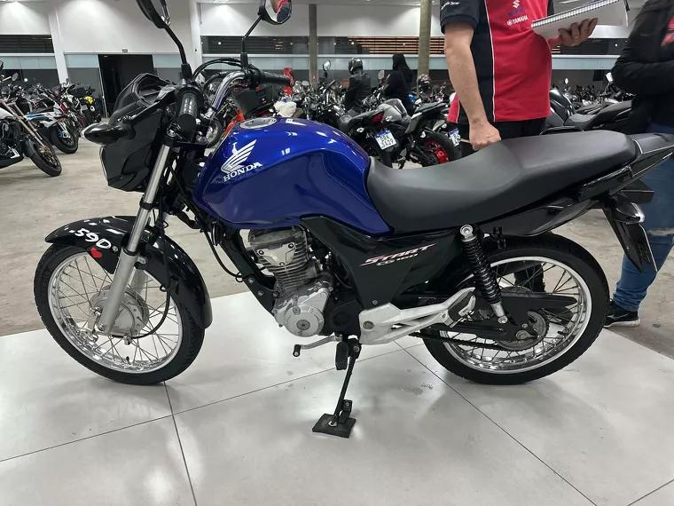 Honda CG 160 Azul 11