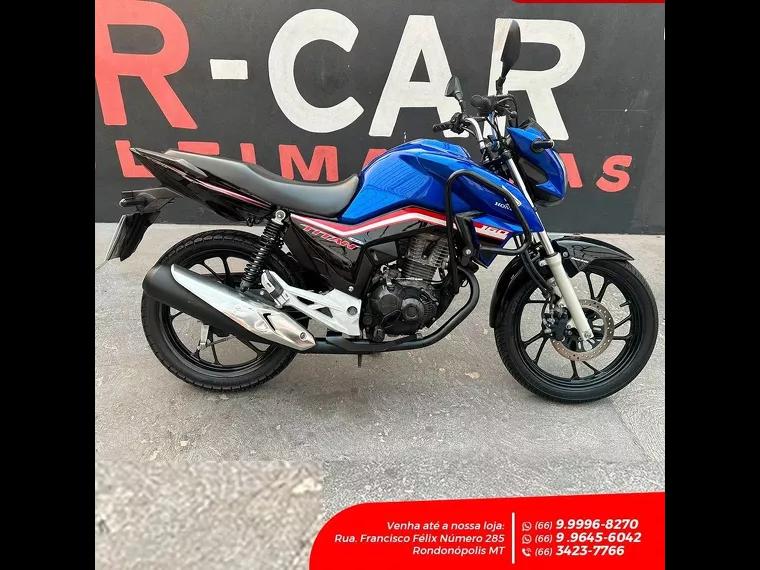 Honda CG 160 Azul 5