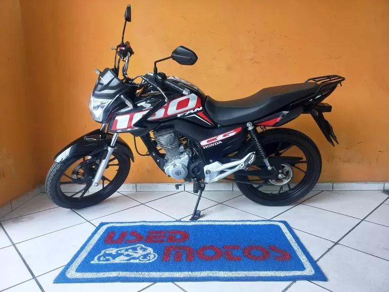 Honda CG 160 Preto 8