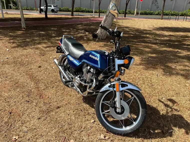 Honda CB 450 Azul 2