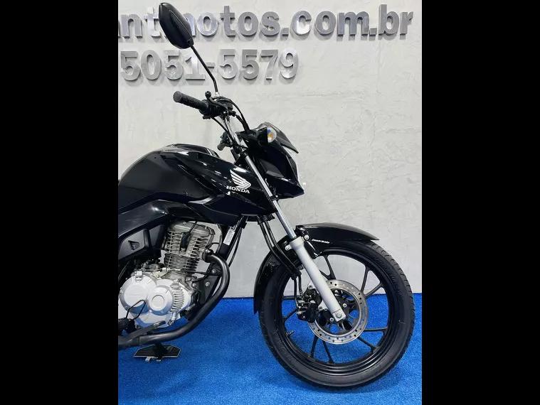 Honda CG 160 Preto 6