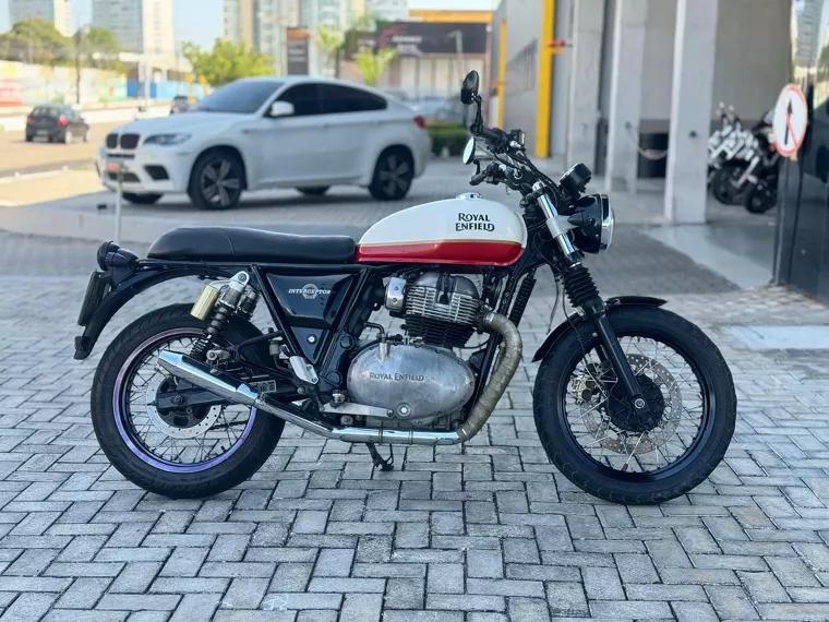 Royal Enfield Interceptor Branco 1