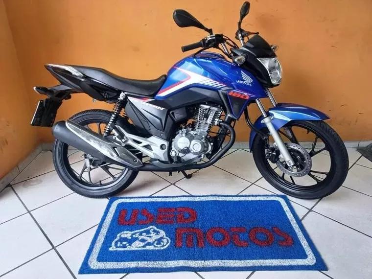 Honda CG 160 Azul 1