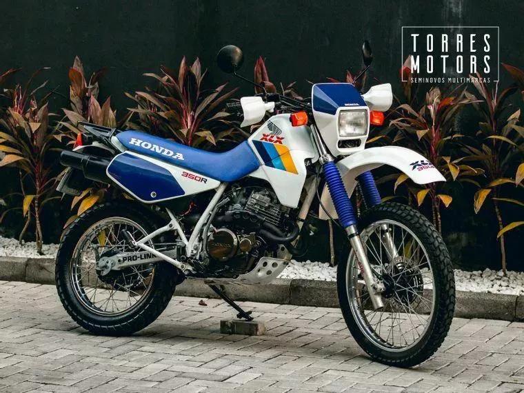 Honda XLX 350 Branco 1