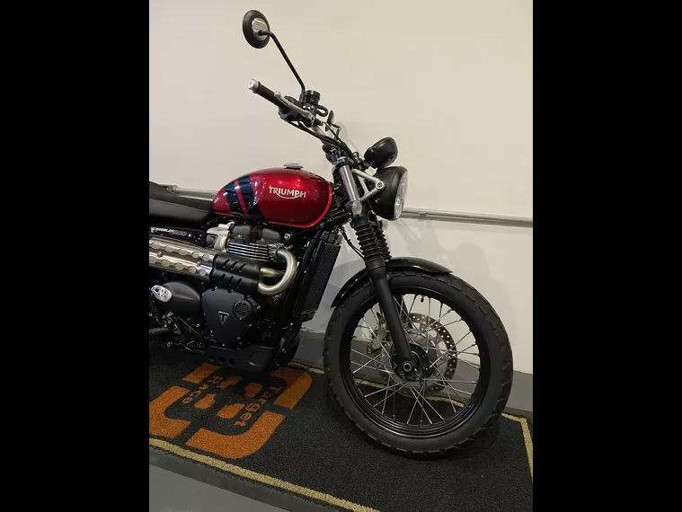 Triumph Street Scrambler Vermelho 5