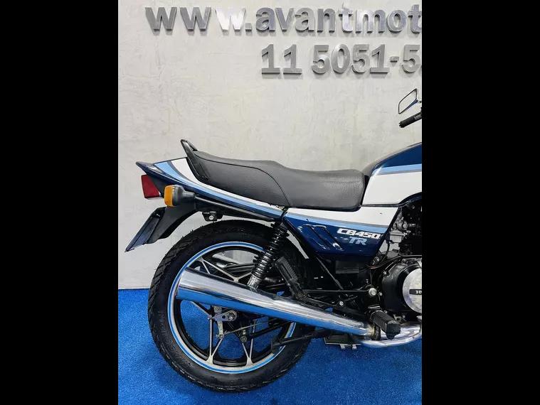 Honda CB 450 Azul 5