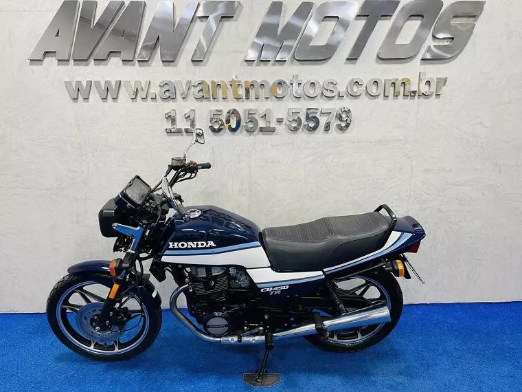 Honda CB 450 Azul 17