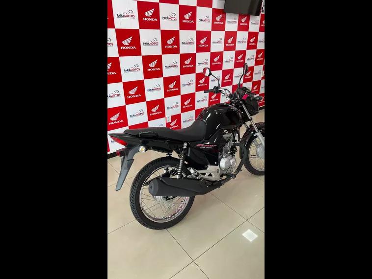 Honda CG 160 Preto 4