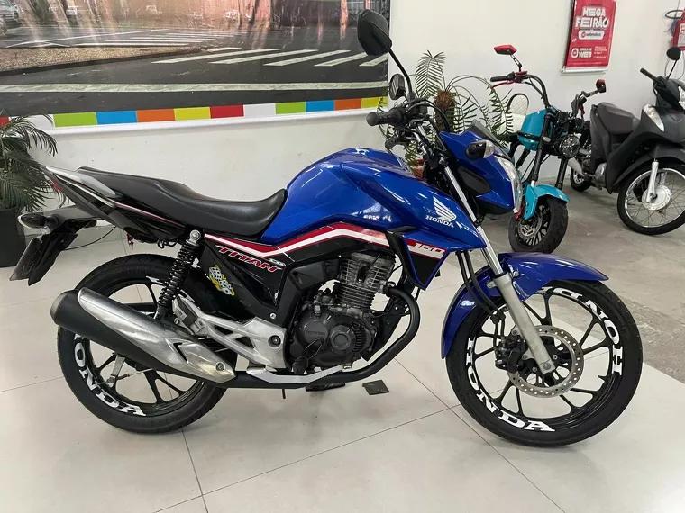 Honda CG 160 Azul 15