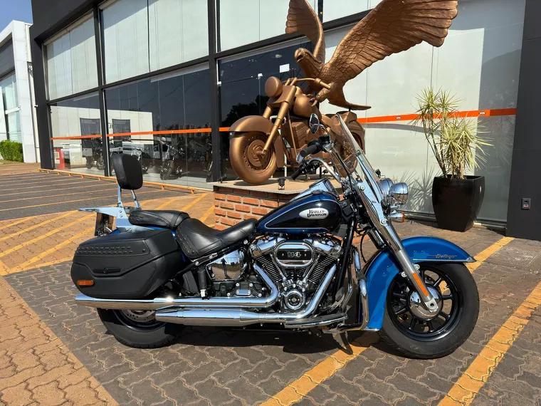 Harley-Davidson Heritage Azul 6