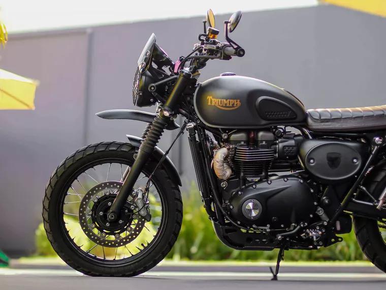 Triumph Street Scrambler Cinza 11