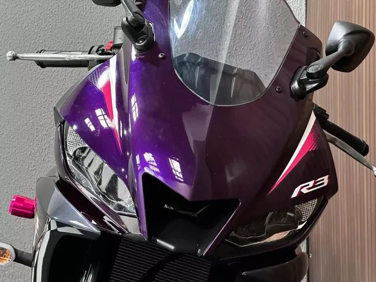 Yamaha YZF R3 Roxo 7