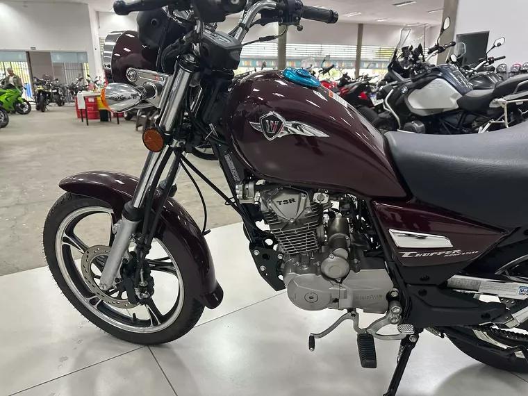 Haojue Chopper Road Vinho 14