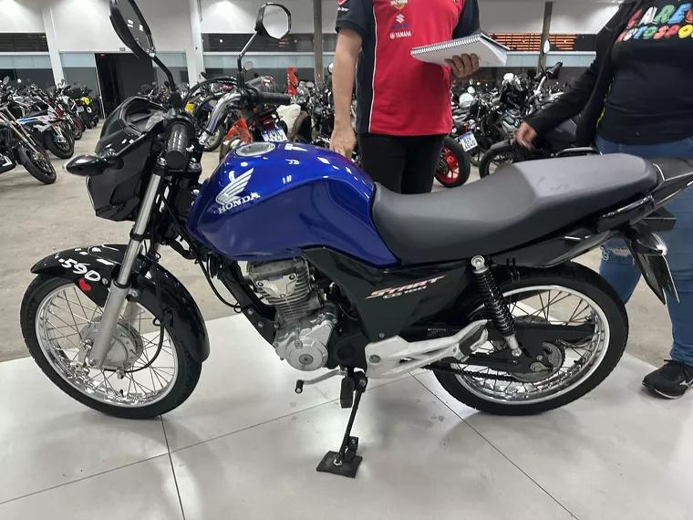 Honda CG 160 Azul 9