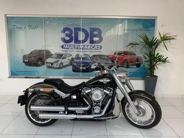 Harley-Davidson Fat Boy Cinza 6