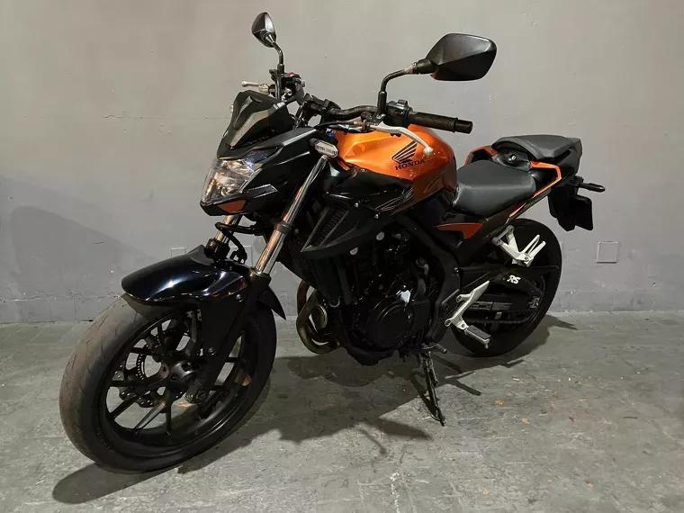 Honda CB 500 Laranja 3