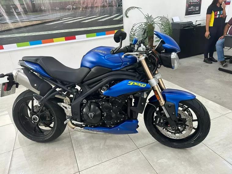 Triumph Speed Triple Azul 1