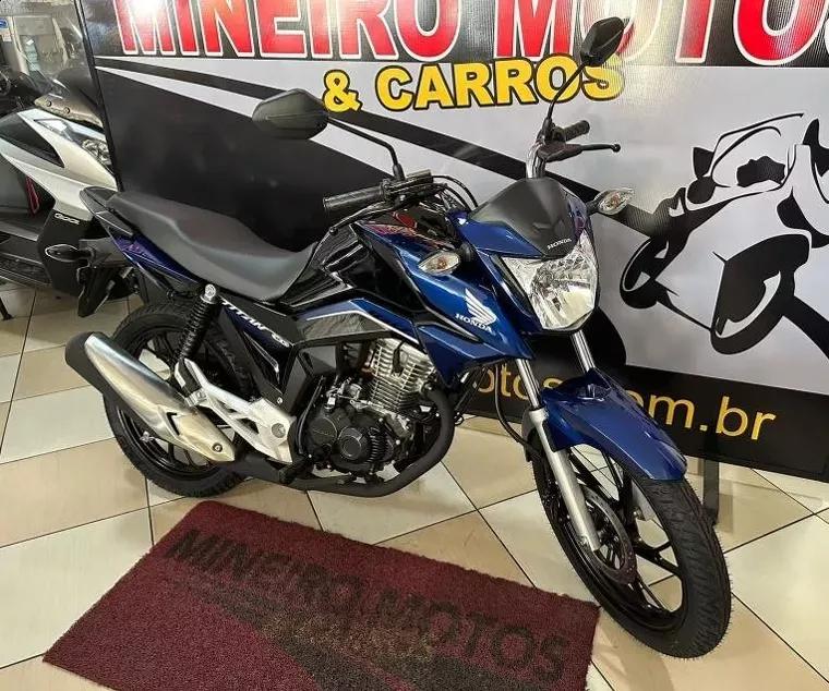 Honda CG 160 Azul 3