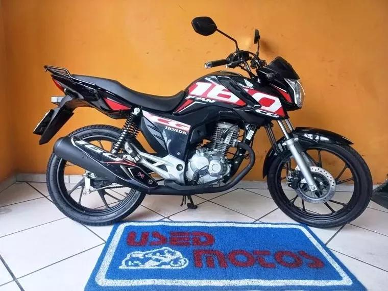 Honda CG 160 Preto 4