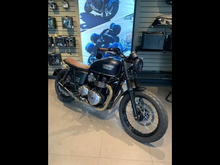 Triumph Bonneville Azul 3